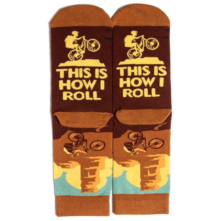 Lavley - Wholesale Socks - Unisex - This Is How I Roll Mountain Biking Socks3