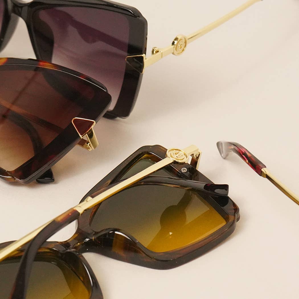 12 COLORES SURTIDOS Gafas graduadas minimalistas de medio trozo de gran tamaño de venta al por mayor en Faire3