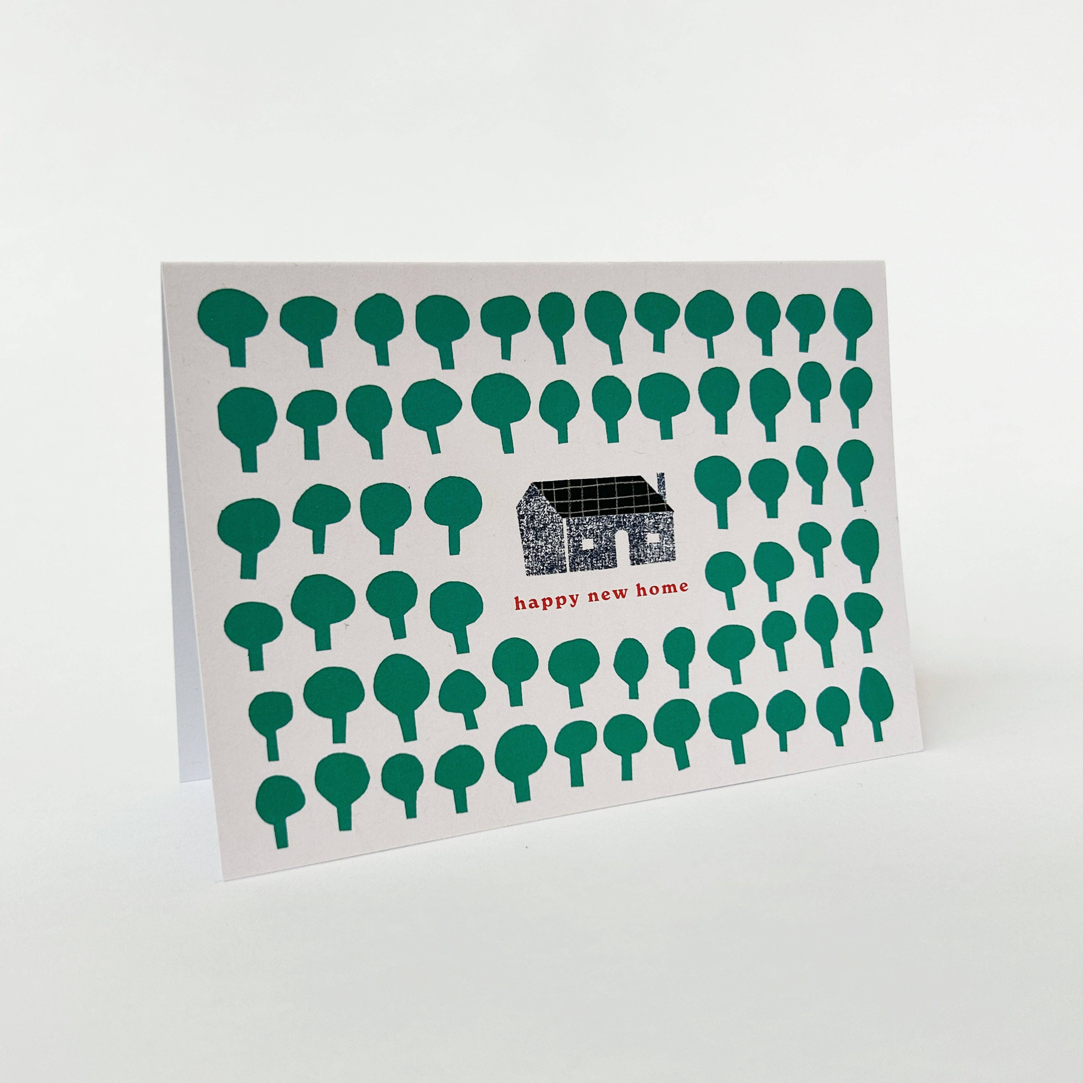 Cait McEniff - Wholesale Housewarming Card - New Home Woods Greetings Card1