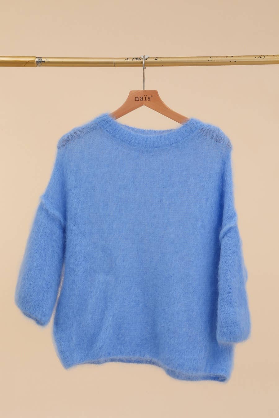 NAÏS PARIS - Vendita all'ingrosso Maglione tricot - Donna - Maglione a maniche corte e collo rotondo in 80% kid mohair38