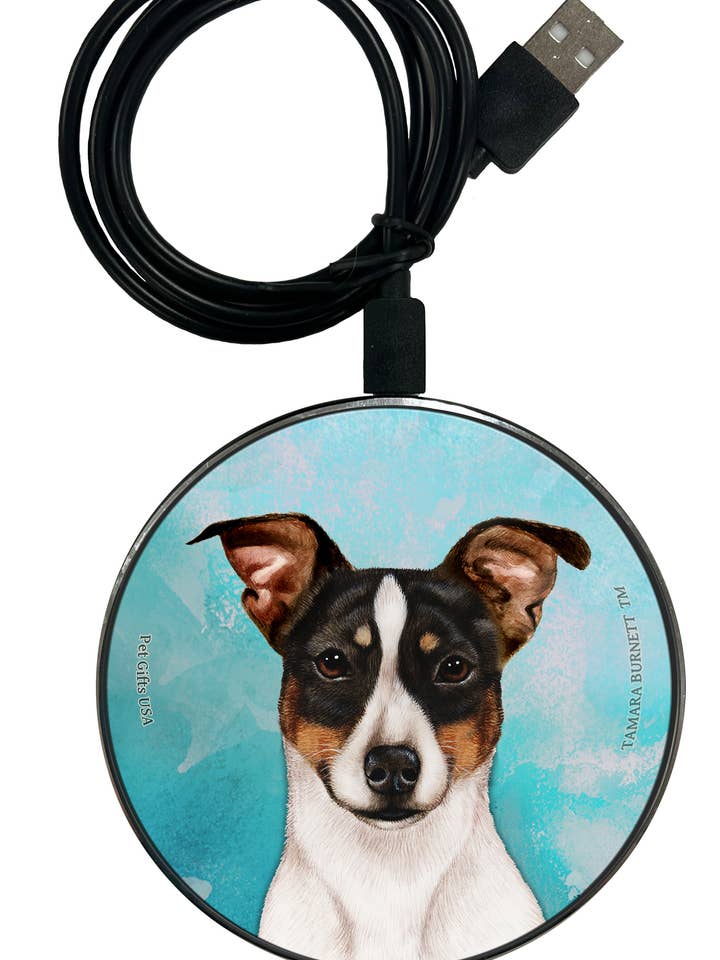 Caricabatterie per Telefono Zoomies - Rat Terrier Tricolore Tipped per la vendita all'ingrosso da parte di Pet Gifts USA, LLC