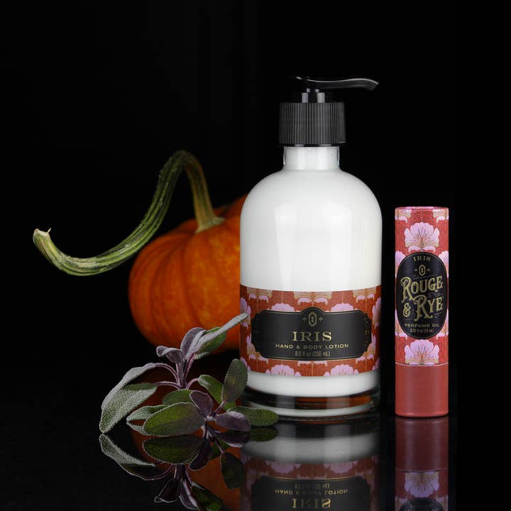 Rouge & Rye - Wholesale Roll-On Fragrance - Iris Perfume Oil • Pumpkin, Lavender and Sage1