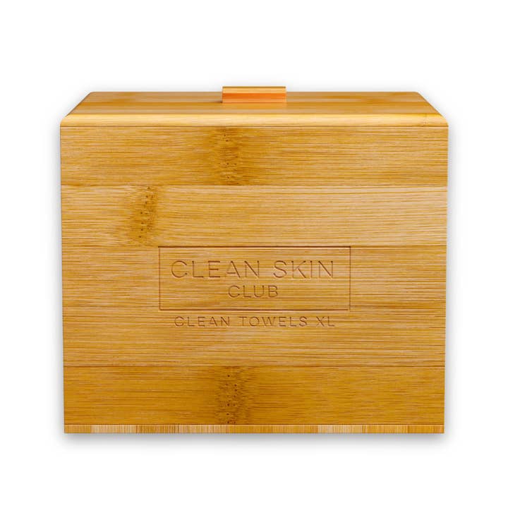 Clean Skin Club - Wholesale Decorative Box - Luxe Bamboo Box with Cover1