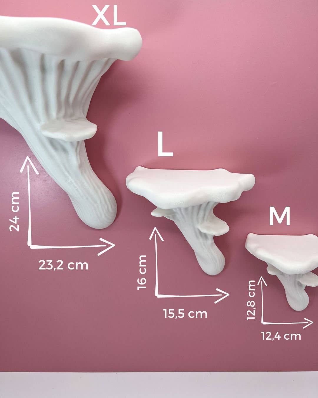 Roomberry - Wholesale Wall Mounted Shelf - Floating Oyster Mushroom Wall Shelf8