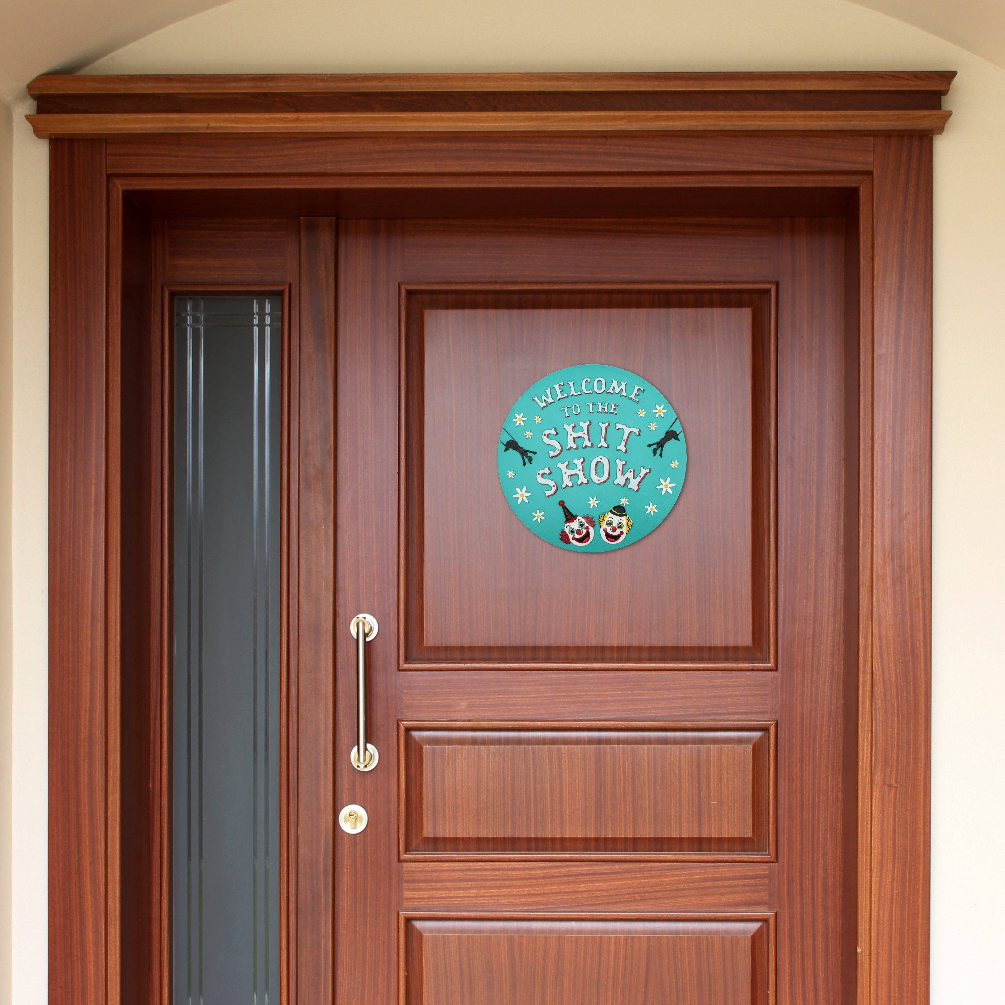 Happy Cow Lawn Decor - Wholesale Stepping Stone - “Welcome to the Shit Show” Garden Stepping Stone1