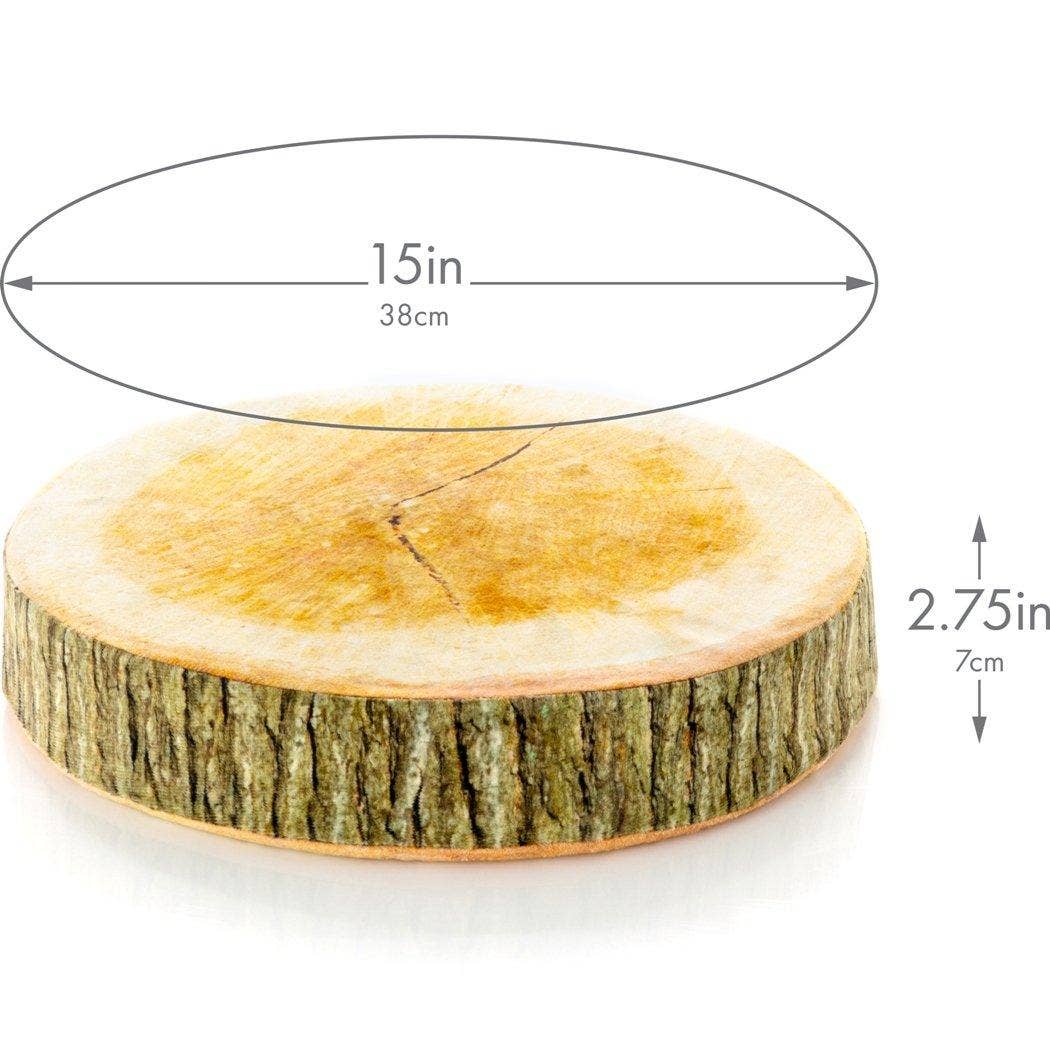 Husband Pillow - Wholesale Chair Cushion - Log Maple Slice Memory Foam Seat Cushion Decorative Pillow - Bring Nature Home9
