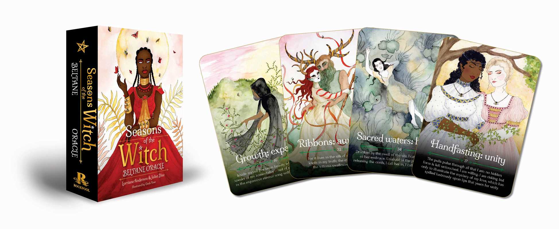 Simon & Schuster - Wholesale Tarot Cards - Seasons of the Witch: Beltane Oracle by Lorriane  Anderson3