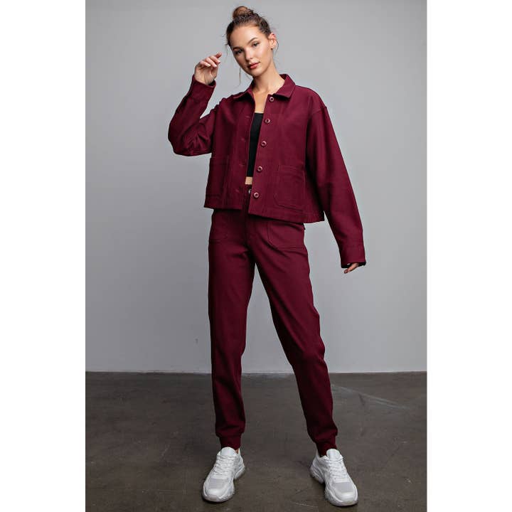 Rae Mode - Wholesale Jacket - Women's - COTTON STRETCH TWILL RELAXED JACKET24