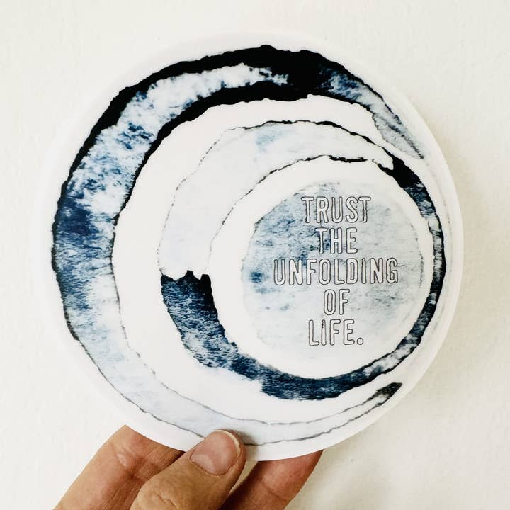 mb art studios - Wholesale Sticker - frost vinyl sticker quote with hand painted art0