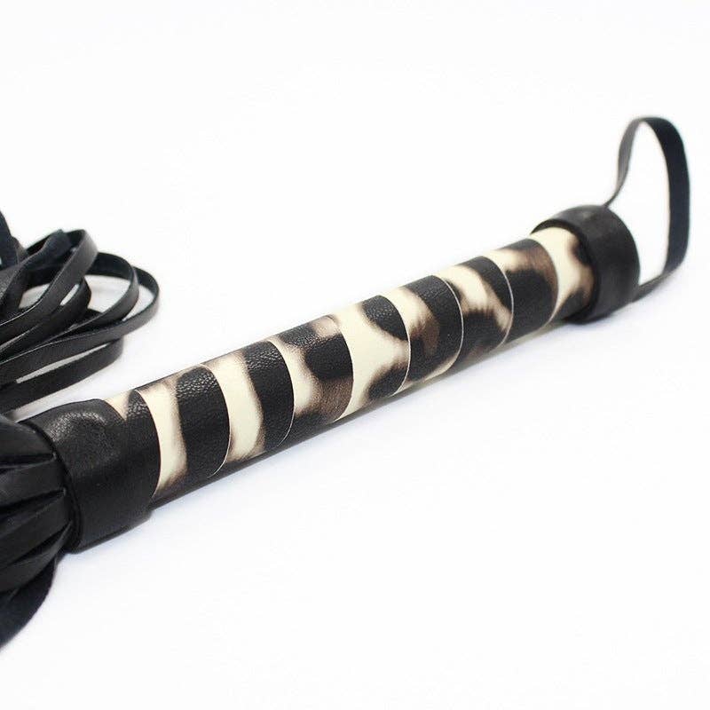 VIGOR - Vendita all'ingrosso Sex toy - Sculacciata Bondage Whip Cheetah & Zebra Pattern8