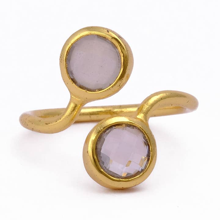 Celestial Duo Ring for wholesale by Seher Sf