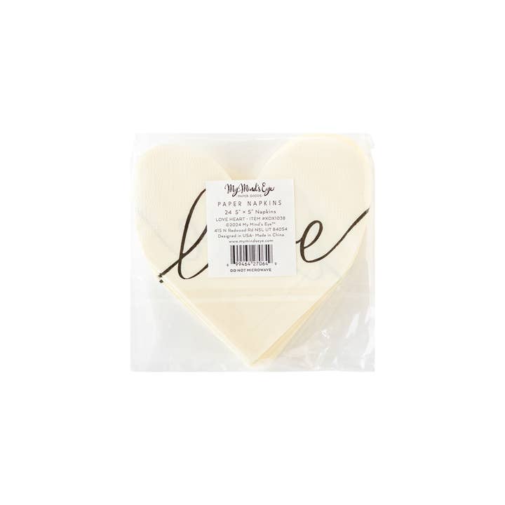 My Mind’s Eye - Wholesale Disposable Napkin - Love Heart Shaped Disposable Paper Napkin2