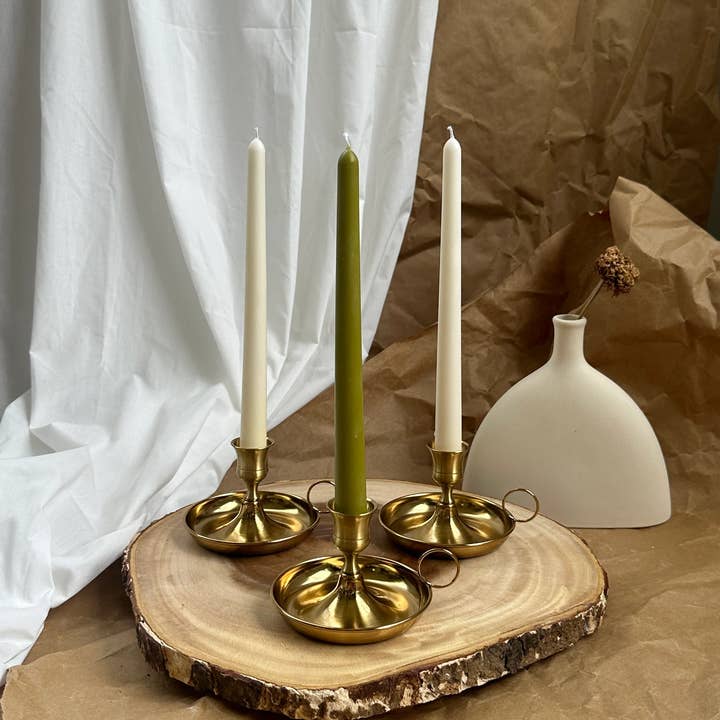 Elegant Taper Candle- Handcrafted Decorative Candles  and other Purchase Wholesale colored taper candles. Free Returns & Net 60 Terms on Faire trending on Faire.