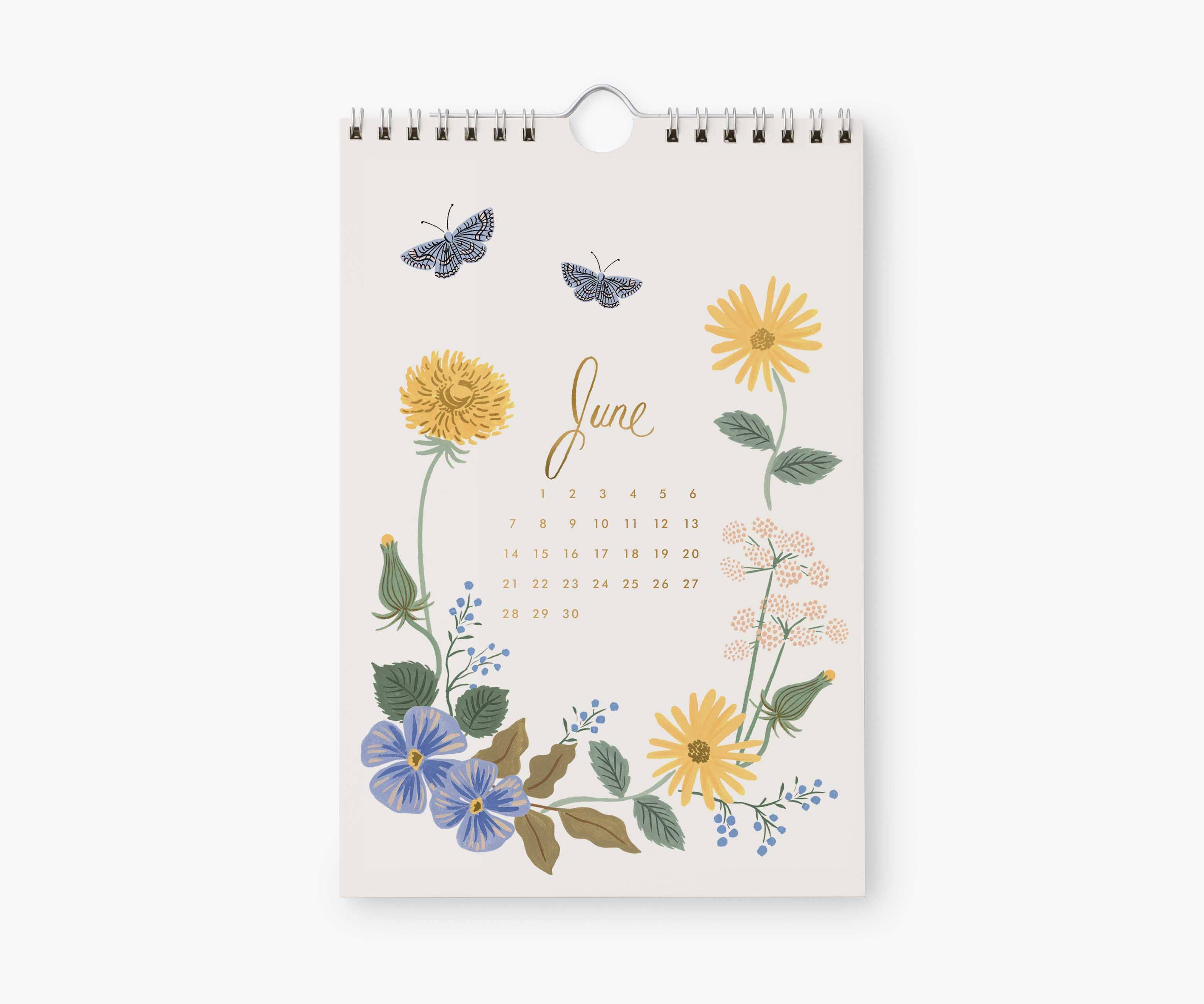 Rifle Paper Co. - Wholesale Calendar - 2026 Strawberry Fields Kitchen Calendar (6x9)6