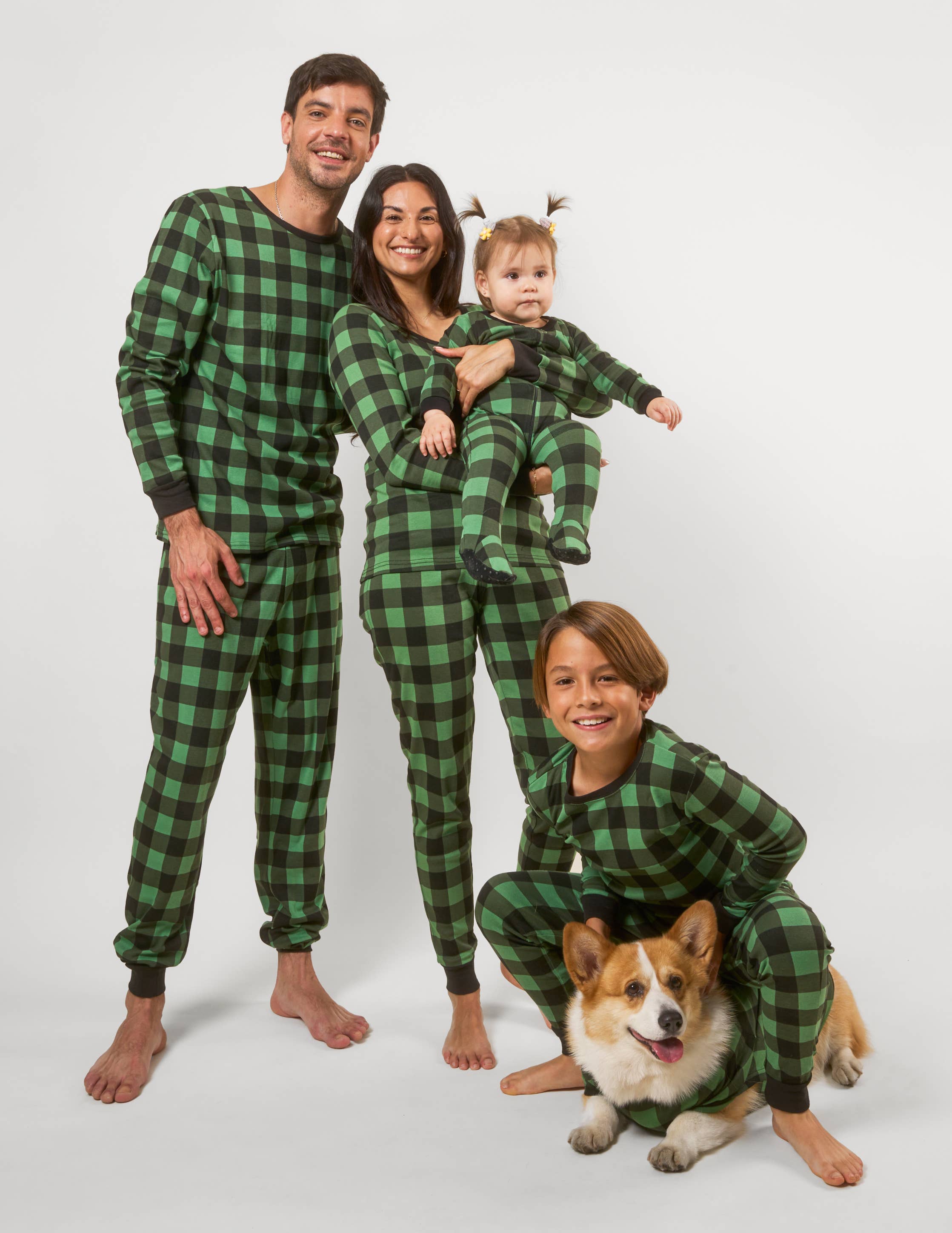 Leveret Pajamas - Wholesale Sleepwear Set - Women's - Women Two Piece Cotton Pajamas Plaid for Christmas5