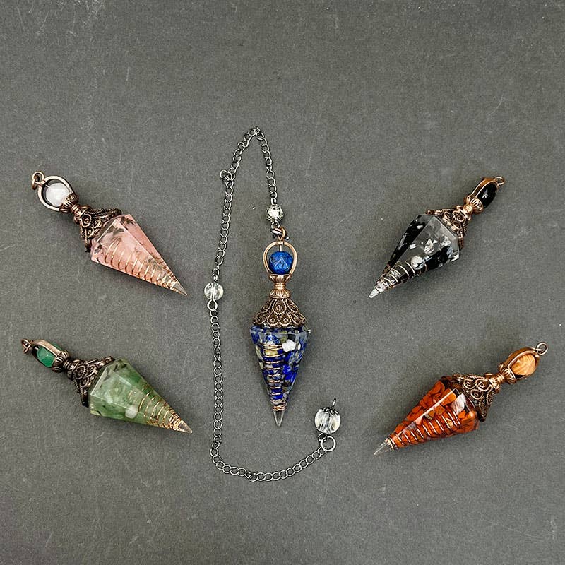 GemMeet – Engroshandel Spirituelle sten og krystaller – Krystal Obsidian Pendul til Ro og Fred6