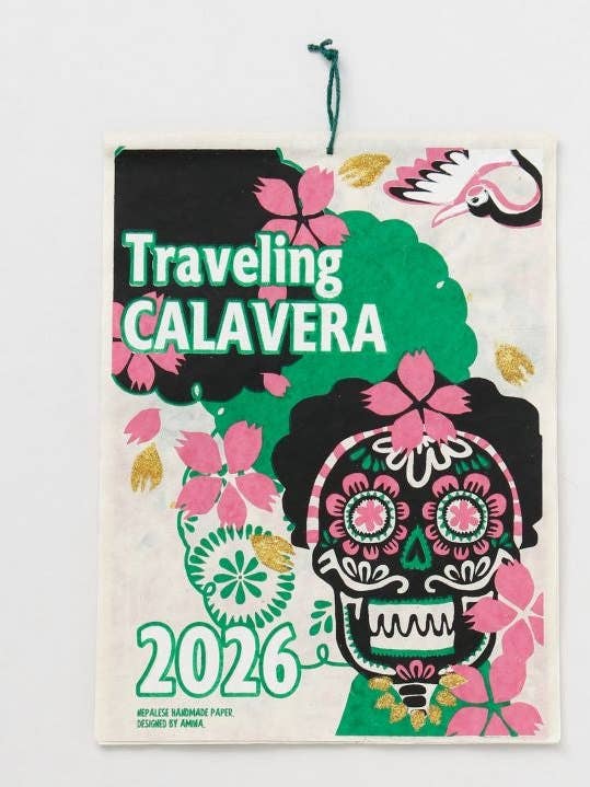 2026 Kalender - Reizende Calavera voor wholesale door Ametsuchi by Amina Collection
