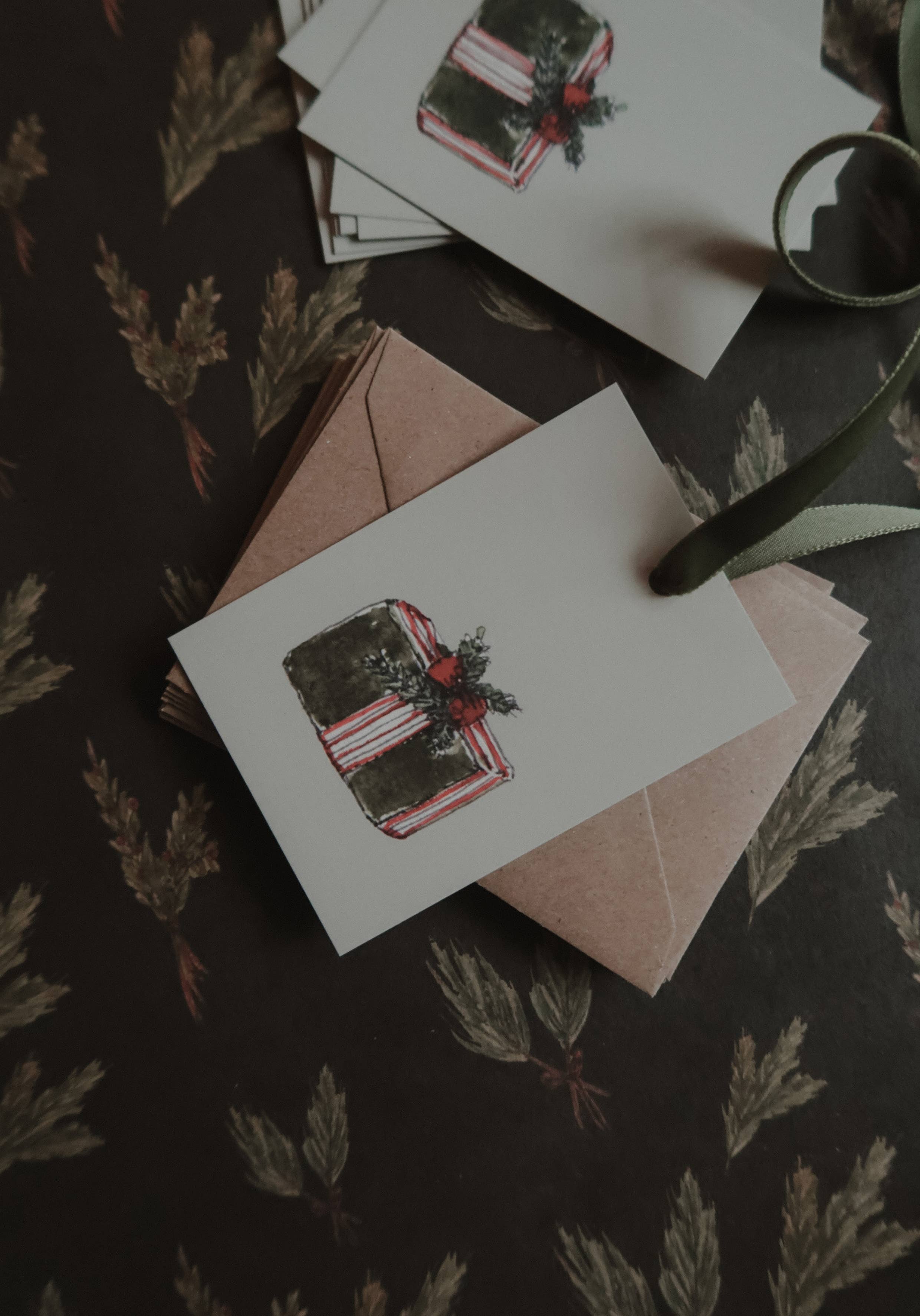 MyDesignPictures - Wholesale Christmas Card - Christmas gift Small Flat Card2