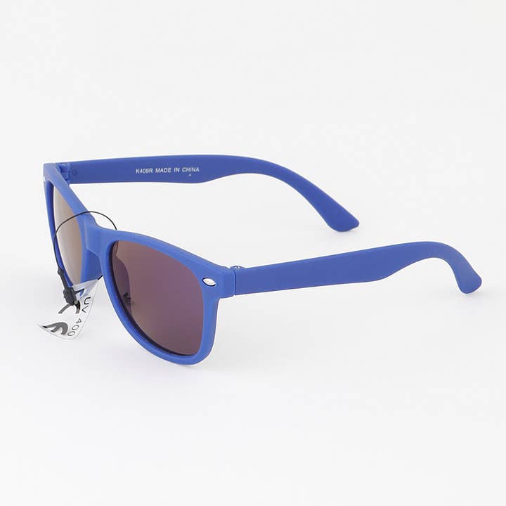 MIX KIDS Bright Matte Mirrored Sunglasses for wholesale on Faire