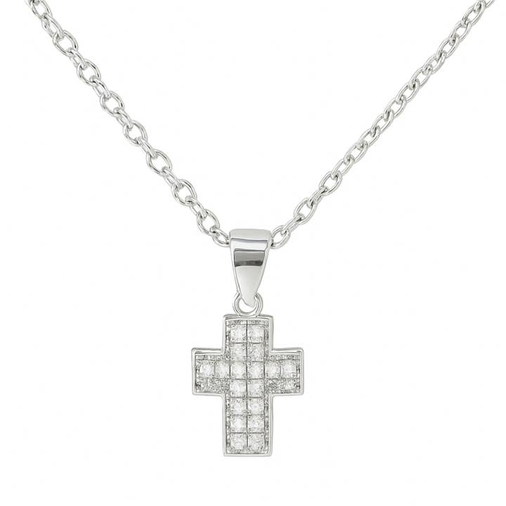 Piccolo Necklace – 925 Silver Cross for wholesale by Impala