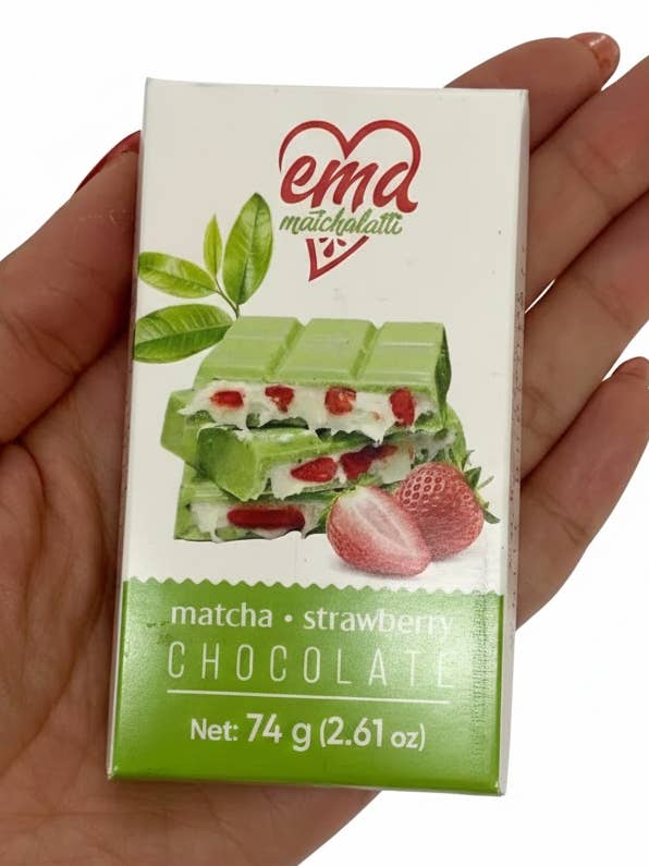 Matcha Strawberry Chocolate 100g Turkish Halal Confection for wholesale by Aladdin