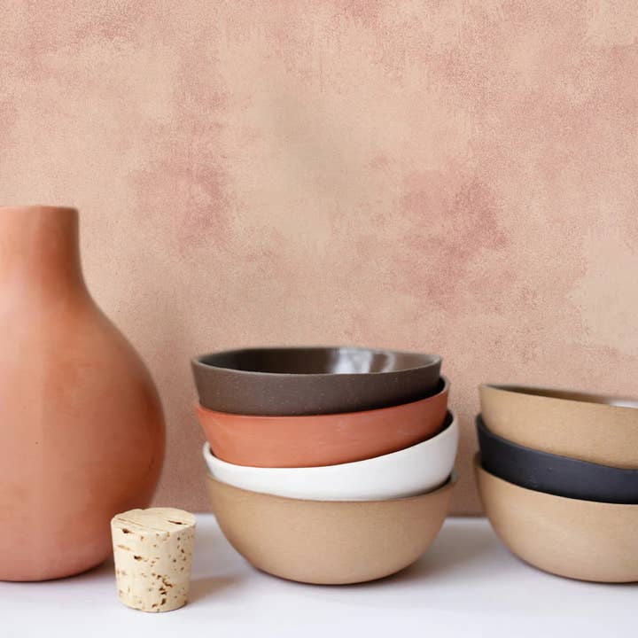 Modern Clay Pink Textured Limewash Removable Wallpaper for wholesale by Livettes Wallpaper