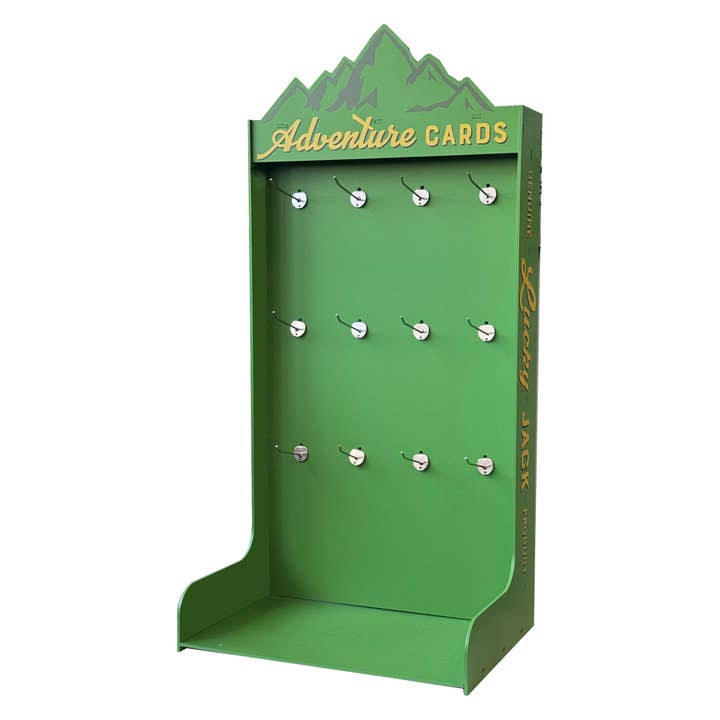 Adventure Card Countertop Display for wholesale by Lucky Jack