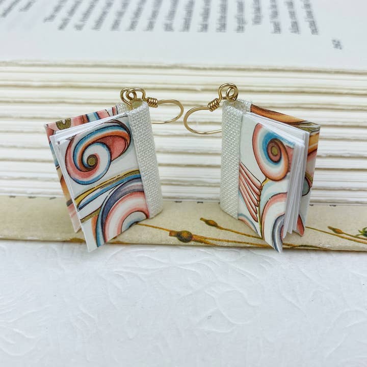 Nicolette Tallmadge Designs - Wholesale Dangle Earrings - Regency Cranes Book Earrings