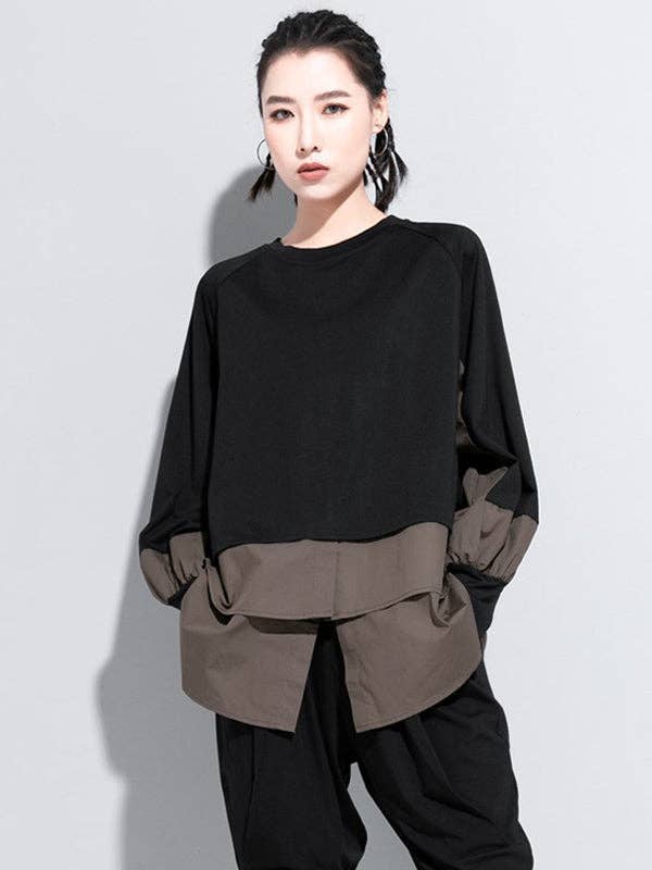 VividLux - Wholesale Overhemd met knopen - Dames - Originele valse twee T-shirttops19