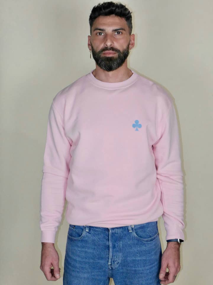 Felpa Baby Rosa Trèfle Blu per la vendita all'ingrosso da parte di monsieurbarr