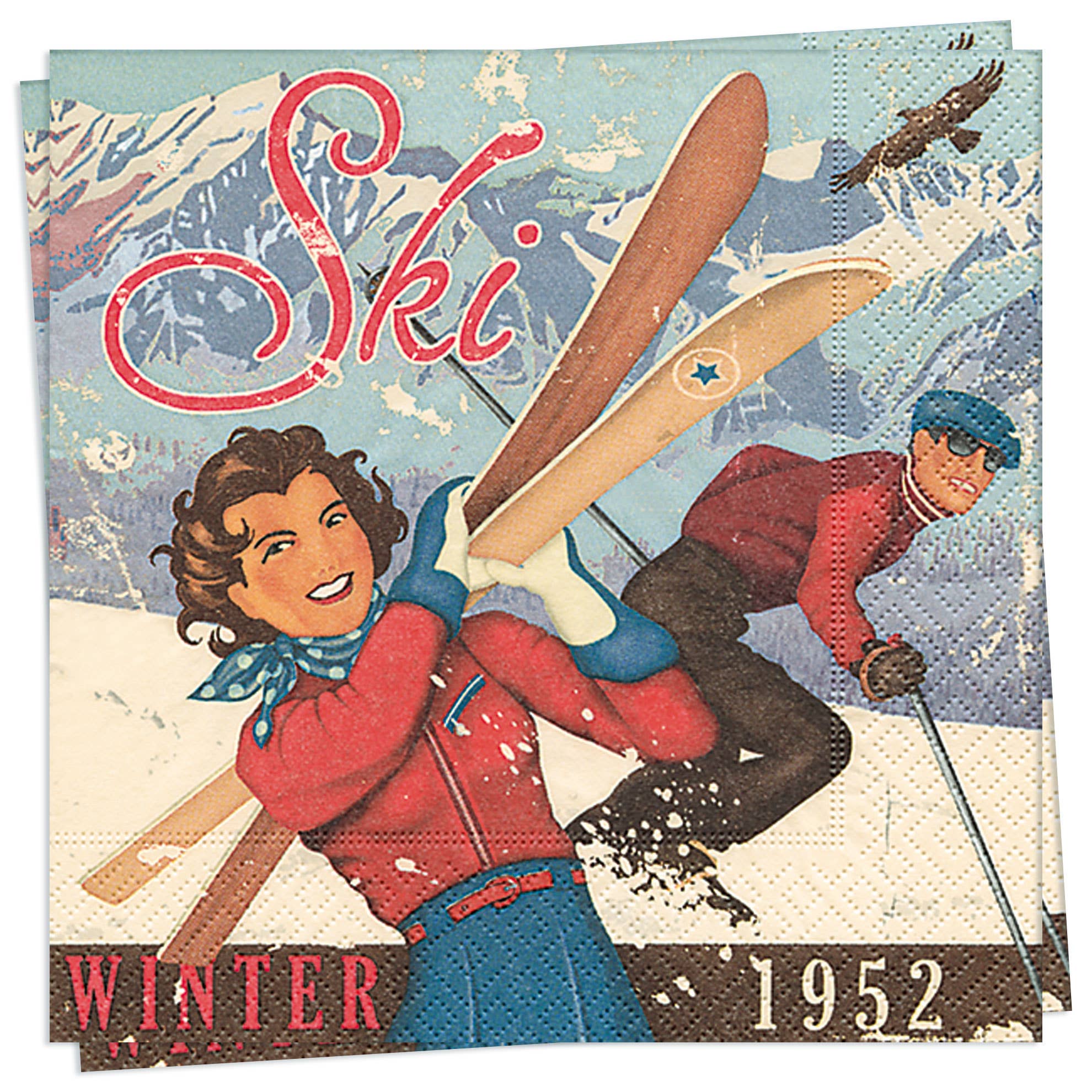 Twilight Collection - Wholesale Disposable Napkin - Winter 1952 Cocktail Napkin0