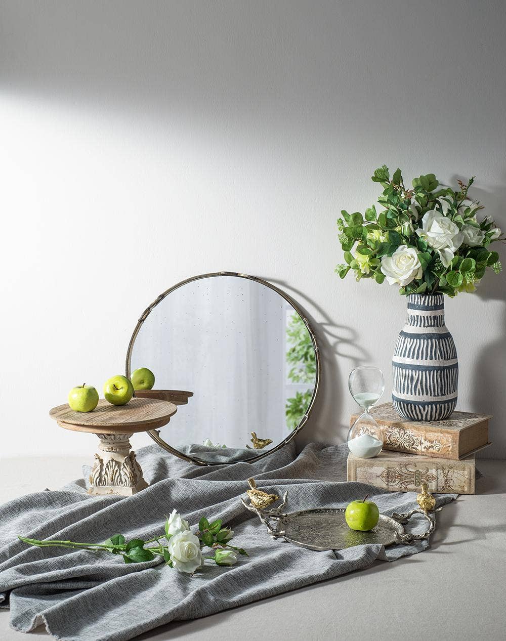 A&B Home Group Inc. - Wholesale Taartplateau - D10,5x7,5" Crème & Bruin Houten Tafelblad Bord9