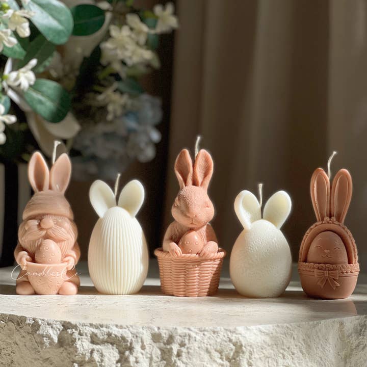 Bunny Basket Soy Candle – Easter Decor by CandlesCo and other Purchase Wholesale small easter basket. Free Returns & Net 60 Terms on Faire trending on Faire.