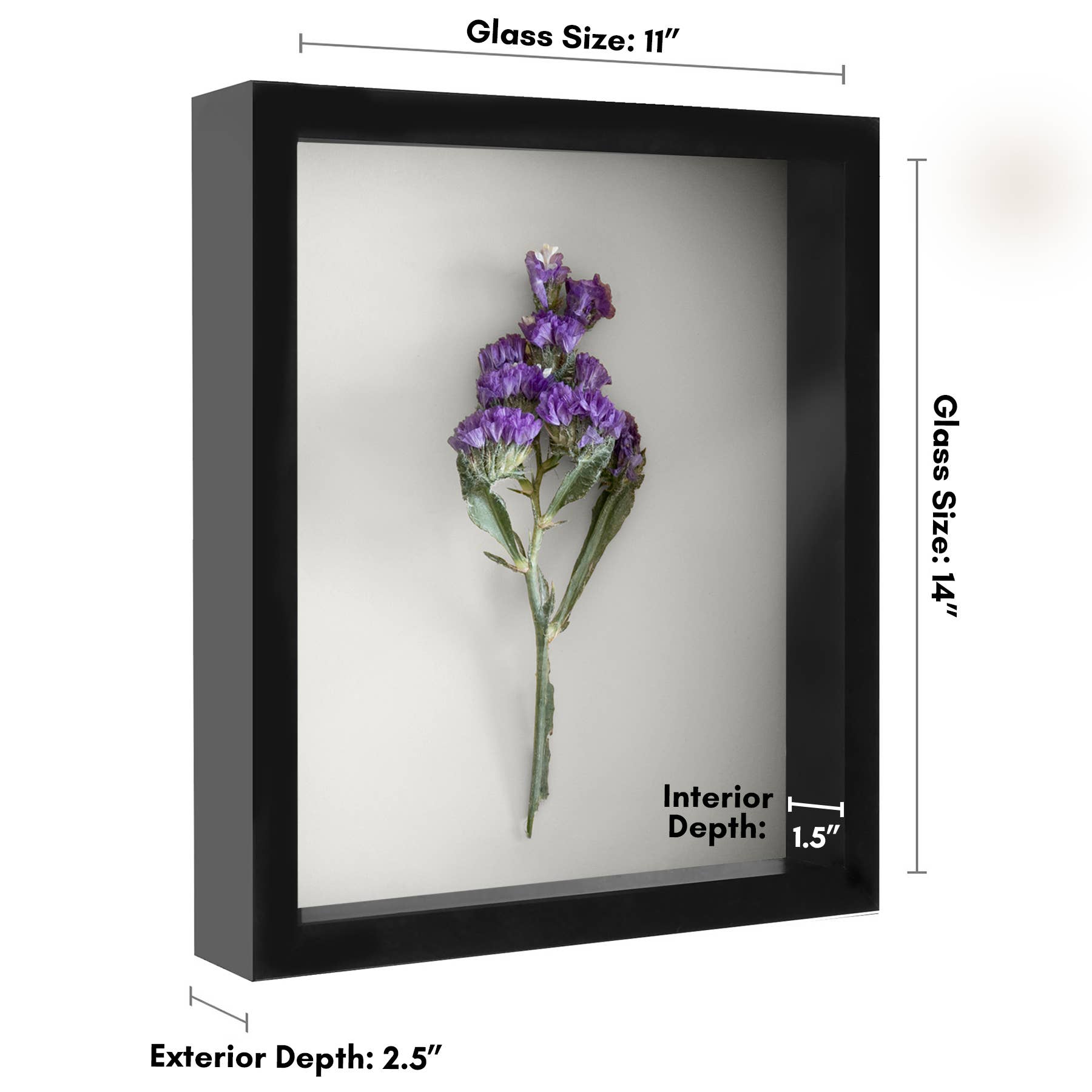 Americanflat - Wholesale Picture Frame - Americanflat Shadow Box Frame with Soft Felt Back11