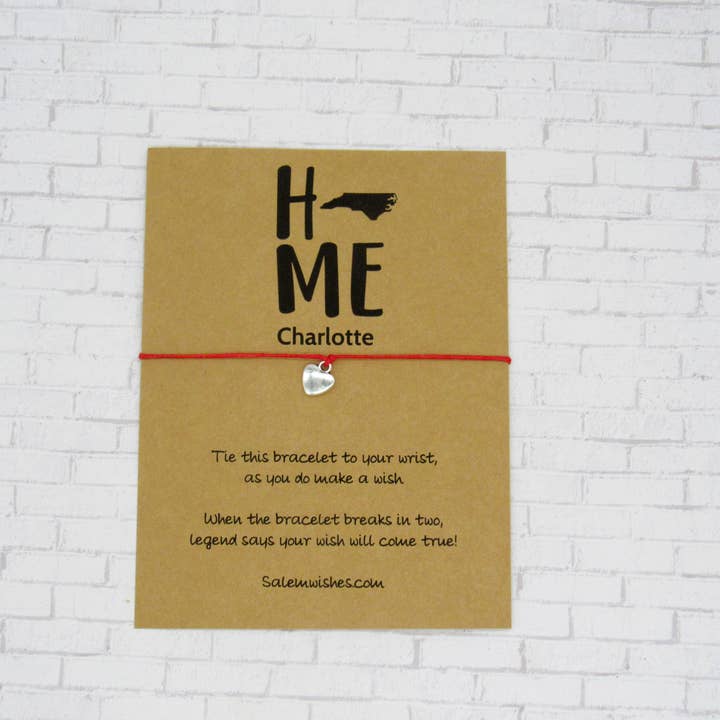 Home States Wish Bracelet for wholesale by Salem Wishes