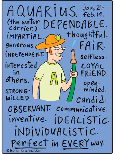 Magnet-Aquarius fina Clayboys för wholesale av Ephemera