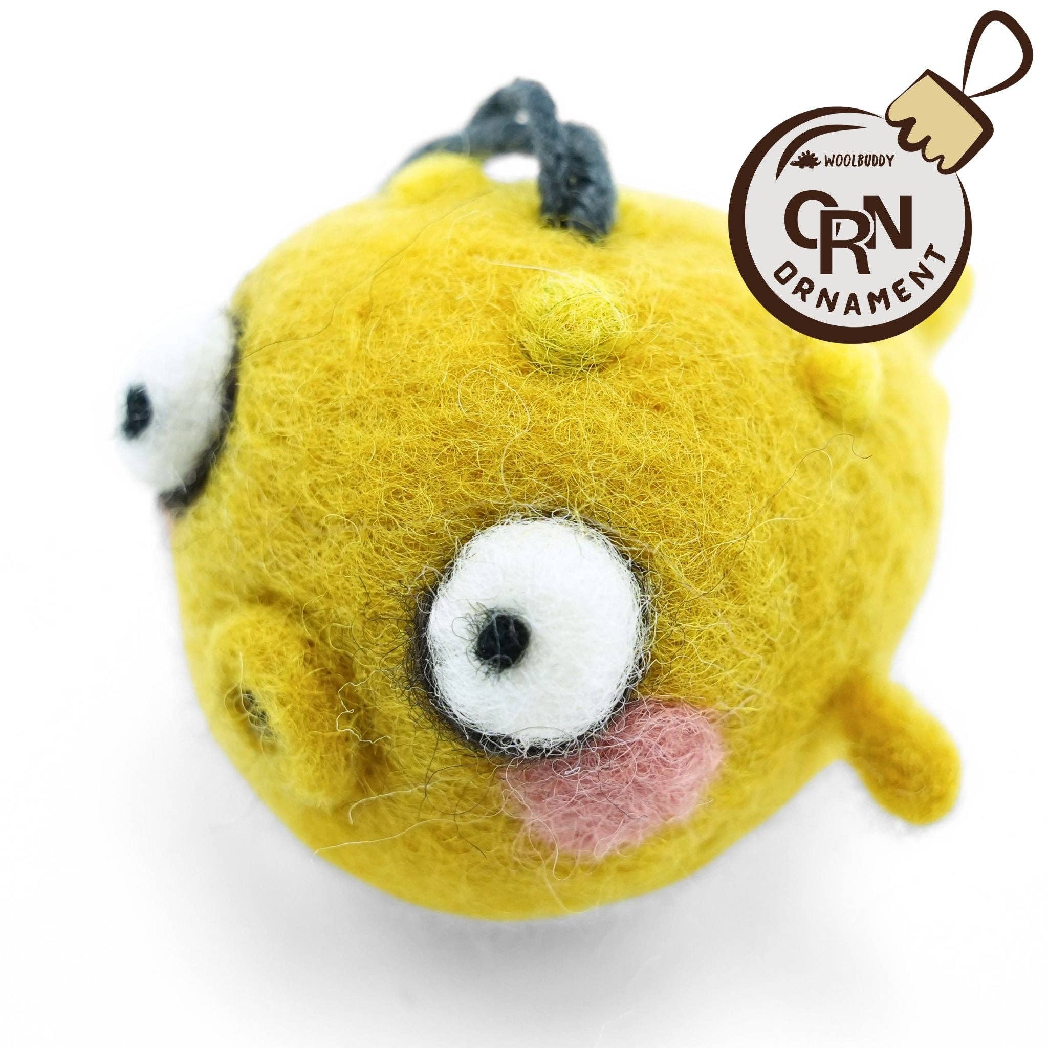 Woolbuddy - Wholesale Ornament - Pufferfish Premade Ornament0
