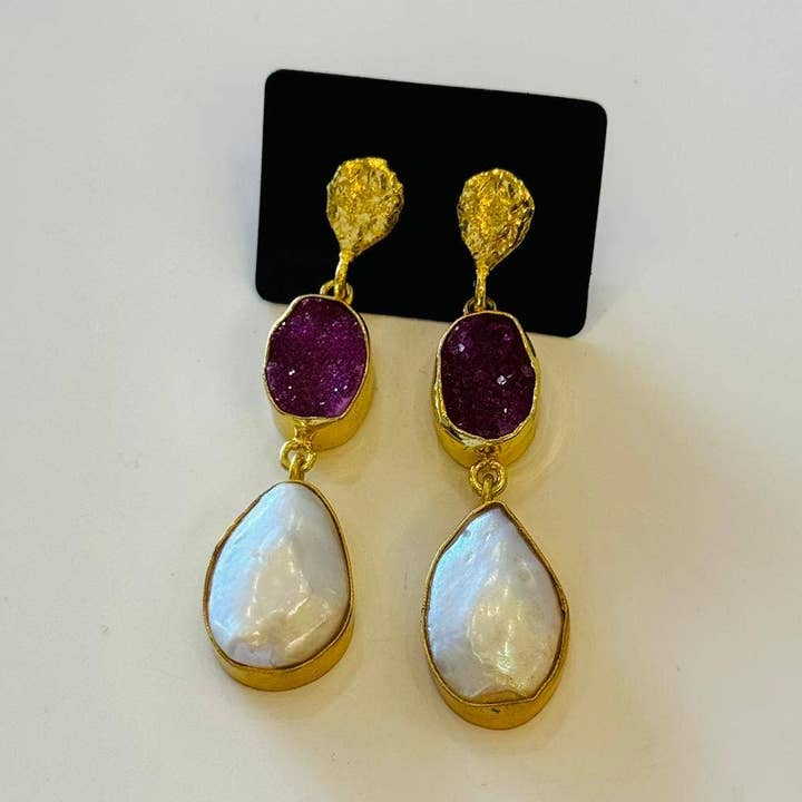 Brincos Quinn Statement por atacado de GemAddicted