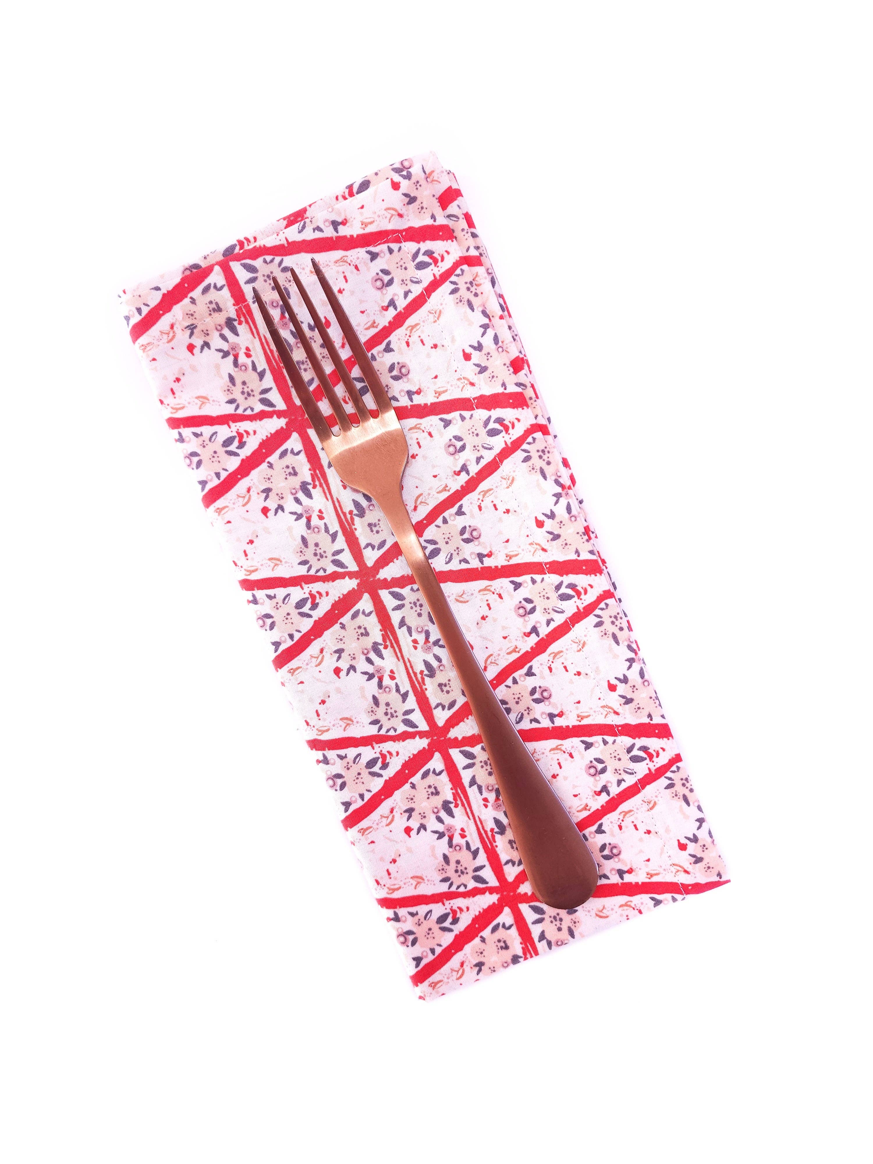 90 West Linen Co. - Wholesale Dinner & Cloth Napkin - Romantic Floral Cloth Napkins, Set of 413