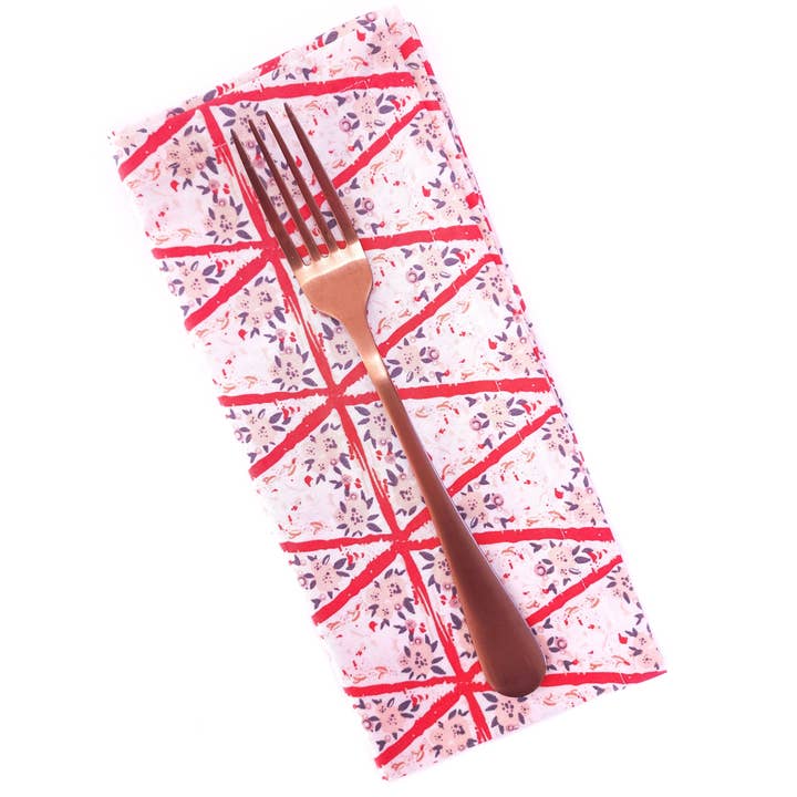 90 West Linen Co. - Wholesale Dinner & Cloth Napkin - Romantic Floral Cloth Napkins, Set of 413