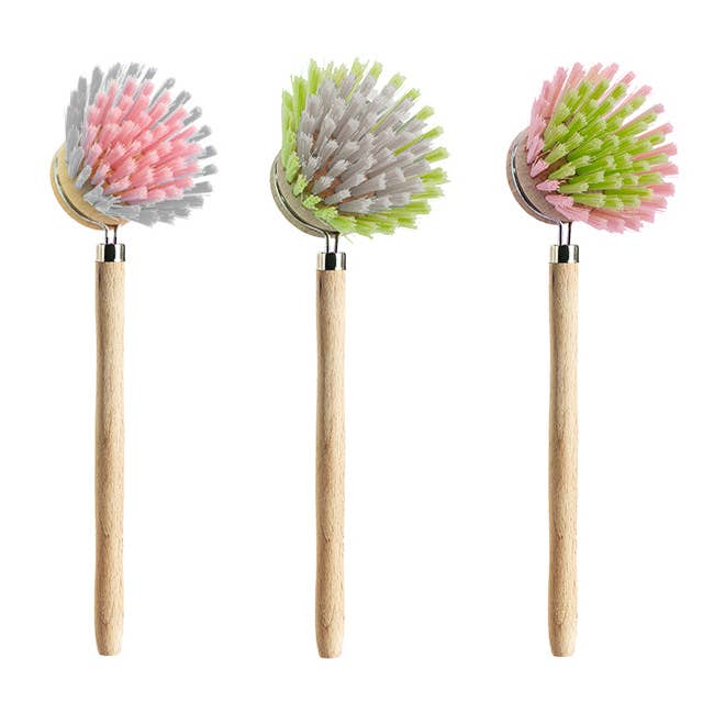 Timber Retro Dish Brushes for wholesale by Urban Greens