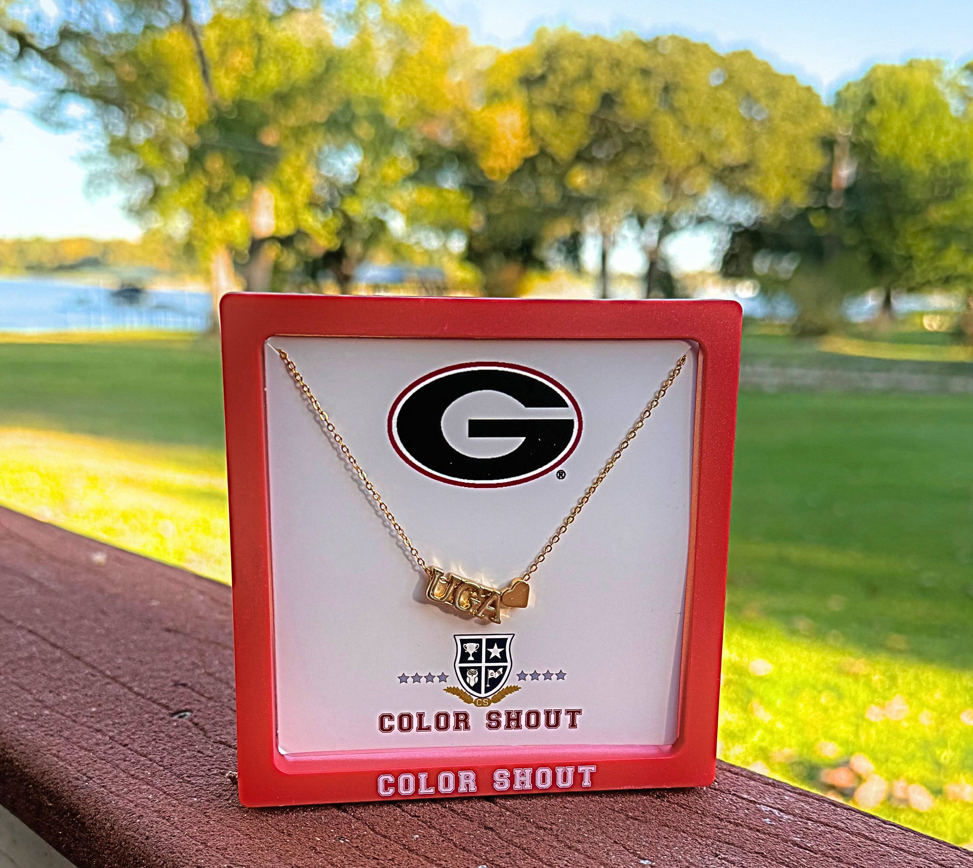 Color Shout - Vendita all'ingrosso Collana con ciondolo/pendaglio - N202 - Collana Cuore Georgia UGA3