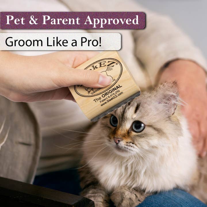 SleekEZ - Wholesale Pet Grooming Tool - Cat - SleekEZ® Cat Brush for Shedding and Grooming (2.5 inch)9
