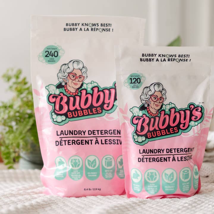 Bubby's Bubbles - Wholesale Laundry Detergent Powder/Pods - Bubby's Bubbles Laundry Detergent Bag (10,60,120&240 Loads)4