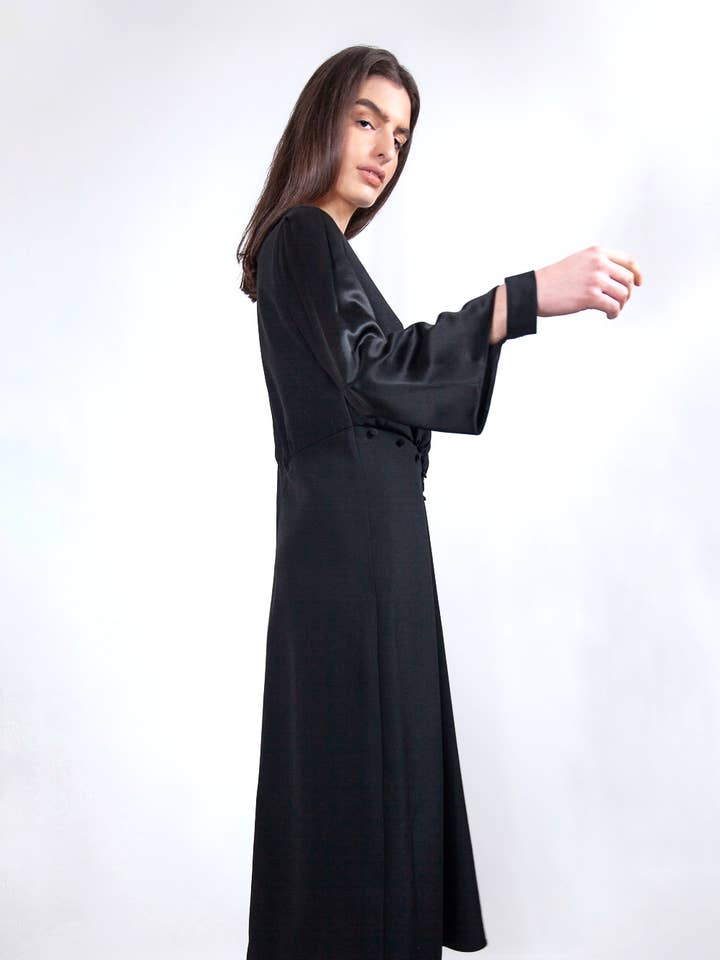 BS ASYMMETRICAL DRESS 1157 for wholesale by GAIOFATTO