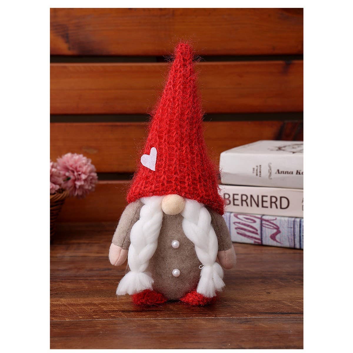 NINEXIS - Wholesale Christmas Decoration - CWMM1736_10.24" Christmas Rudolph Gnome Home Decor1