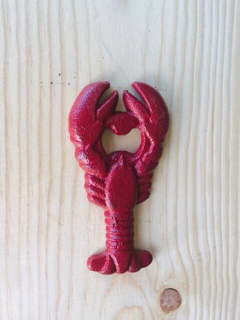 Midwest Craft House - Wholesale Bottle/Wine Opener - CAST IRON HAND HELD LOBSTER / CRAWFISH BOTTLE OPENER2