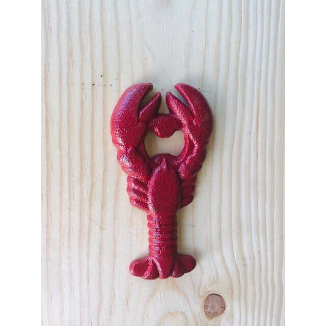 Midwest Craft House - Wholesale Bottle/Wine Opener - CAST IRON HAND HELD LOBSTER / CRAWFISH BOTTLE OPENER2