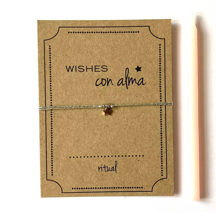 Prosperity Ritual - Star bracelet and candle for wholesale by MundoconAlma*