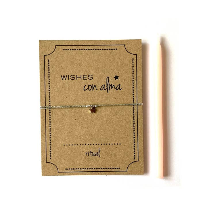 Prosperity Ritual - Star bracelet and candle for wholesale by MundoconAlma*